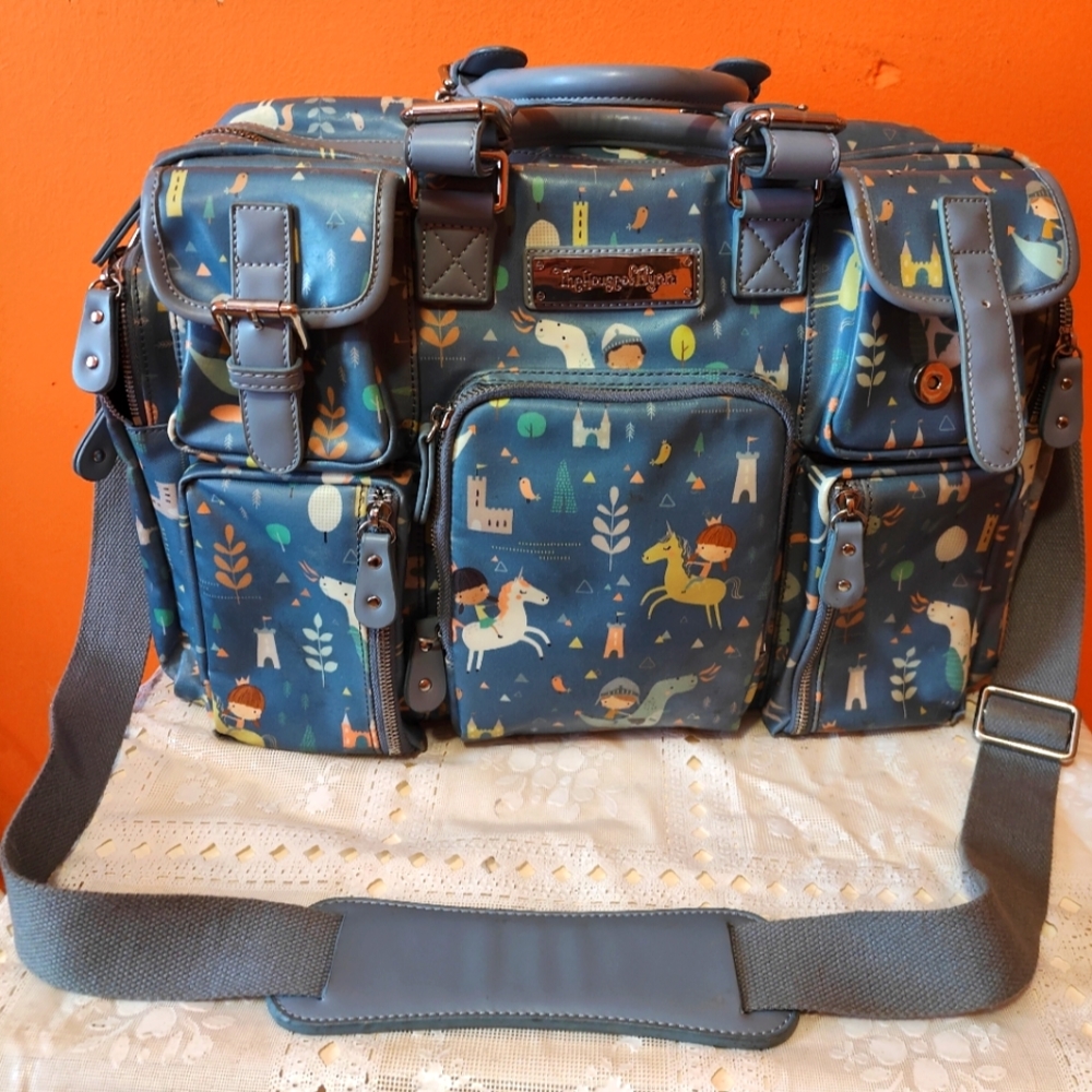 House of Flynn Limited Edition Dragons Unicorns Evermore Camera/Diaper Bag